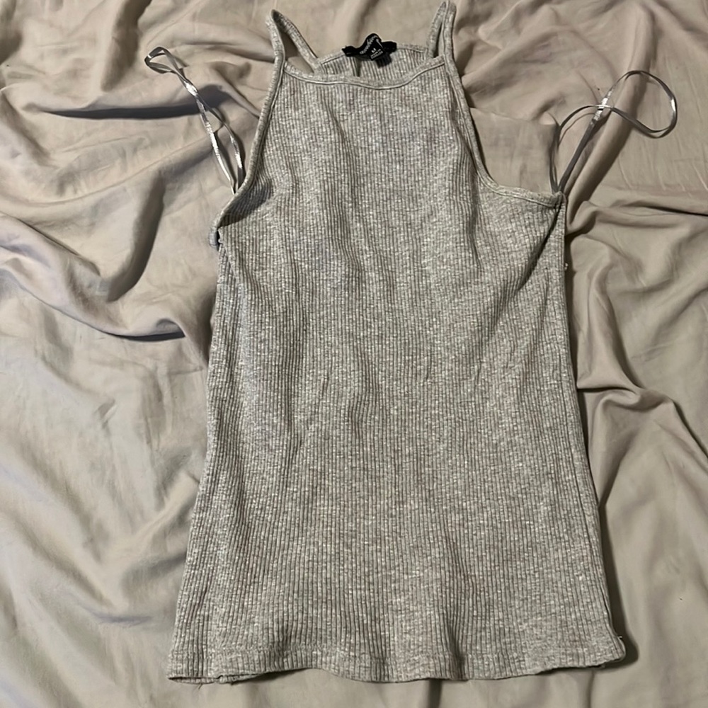 grey racerback tank